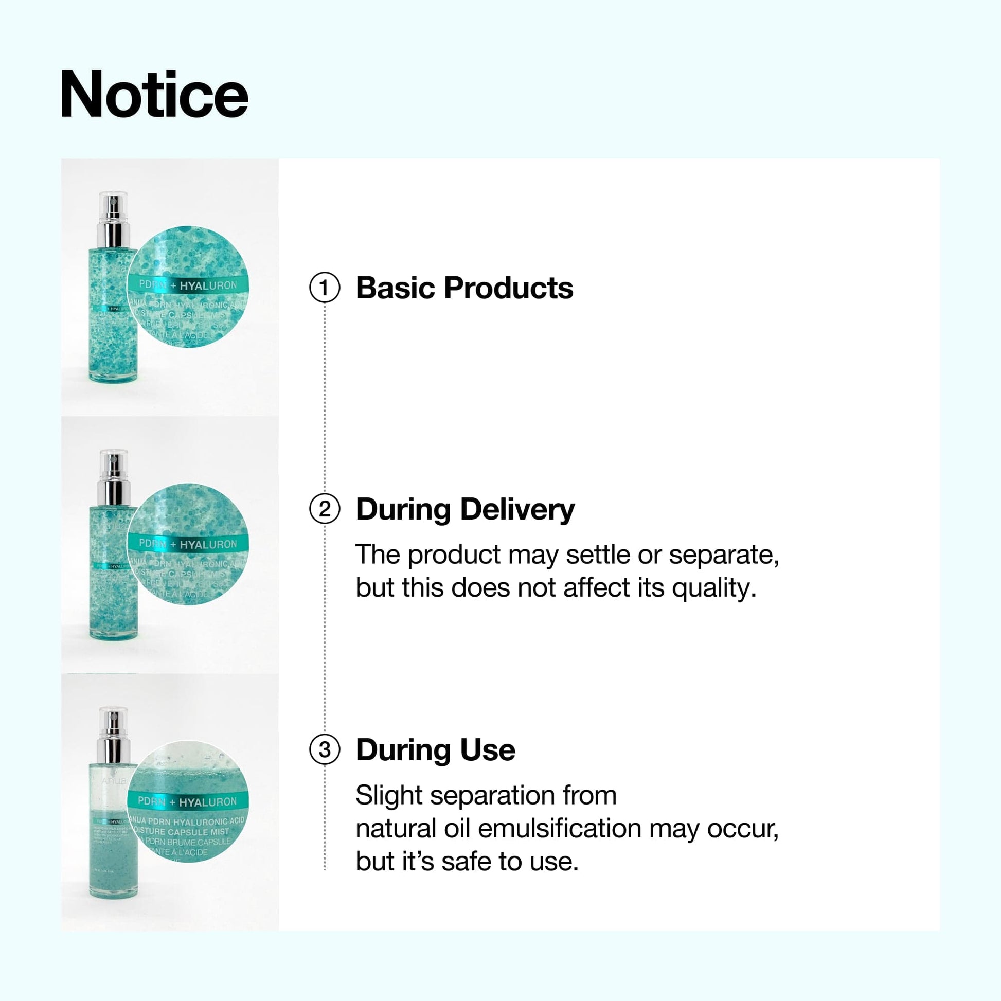 Anua US PDRN 100 Hyaluronic Acid Hydrating Capsule Mist 100ml PDRN 100 Hyaluronic Acid Hydrating Capsule Mist 100ml