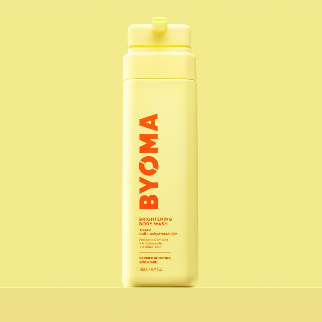 Byoma Brightening Body Wash with Niacinamide + Azelaic Acid for Radiant Skin