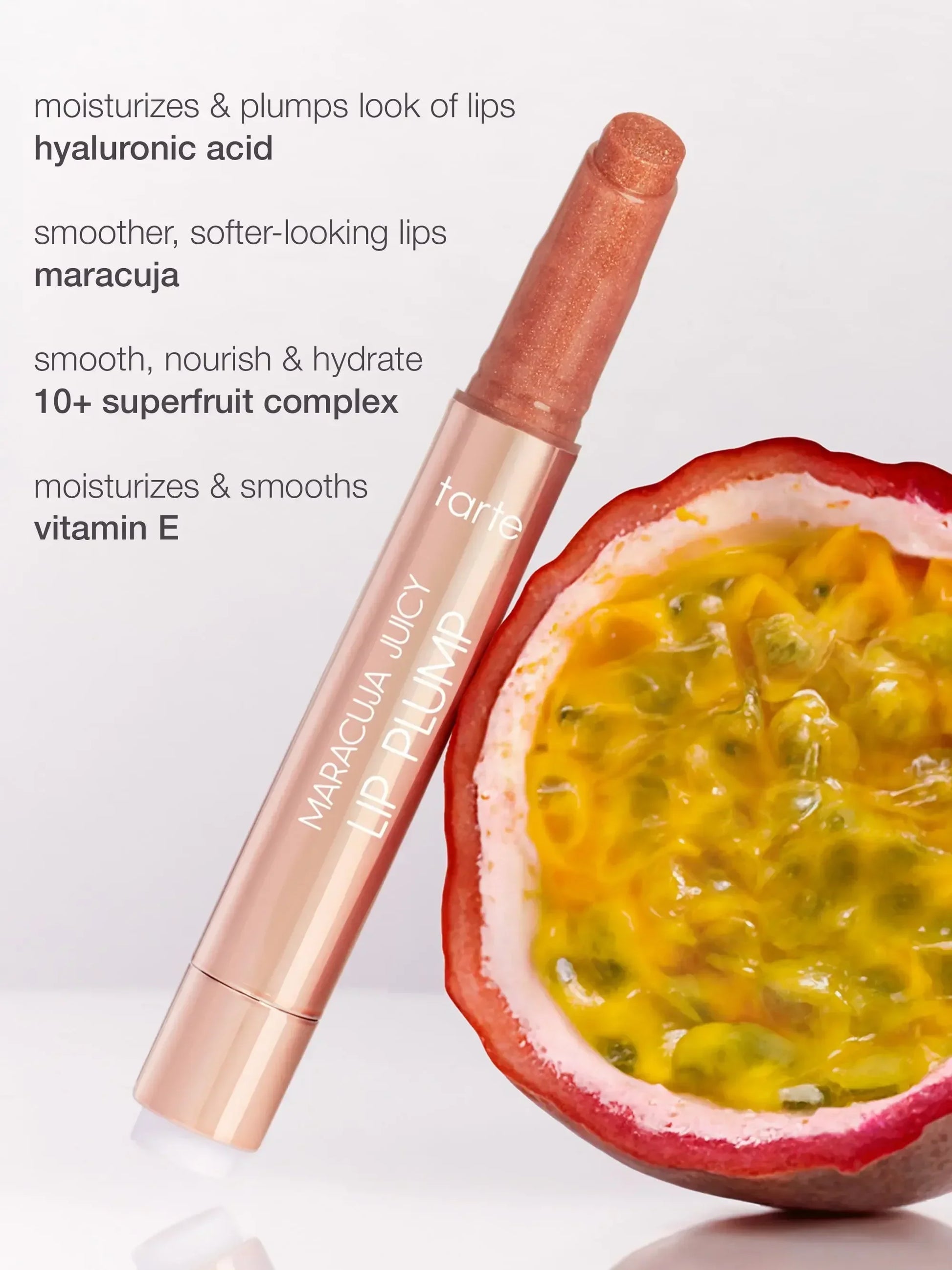 Tarte maracuja juicy shimmer glass lip plump - Tarte - Lip Plump - pearl shimmer glass - Wylde Grey