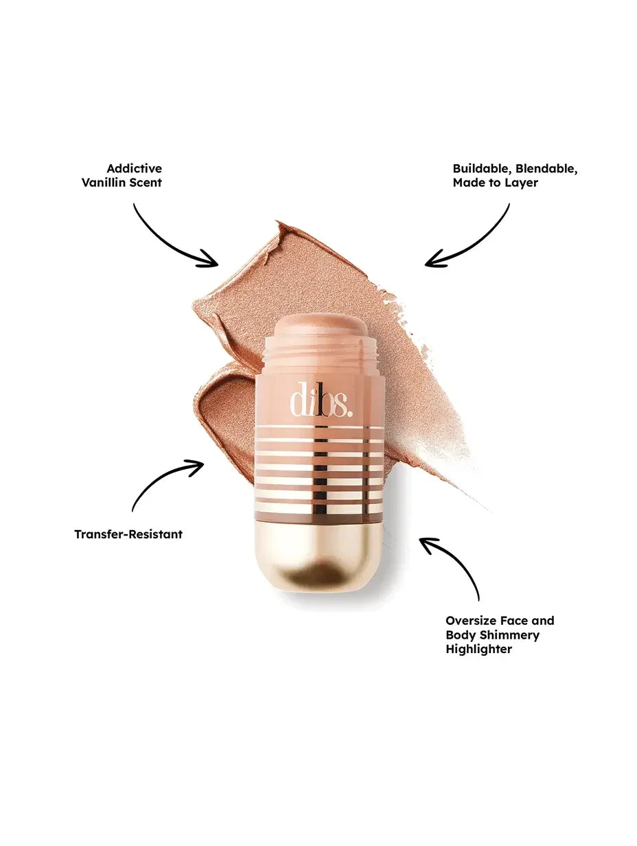 Dibs Beauty Status Stick Highlighter - dibs usa - Status Stick - New Component - High Road Highlight - Wylde Grey
