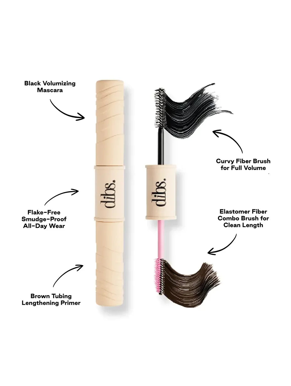 Dibs Double Standard Primer & Mascara Duo - DIBS Beauty - Double Standard Mascara - Primer & Mascara Duo - Wylde Grey