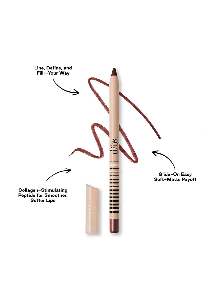 Dibs No Pressure Lip Liners - DIBS Beauty - Lip Liner - Relaunch - Girl Talk - Wylde Grey