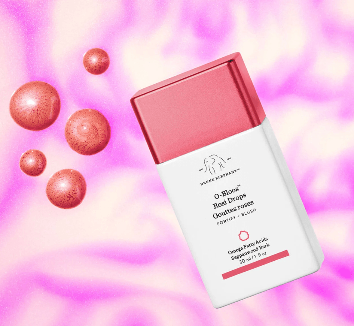 Drunk Elephant O - Bloos™ Rosi Glow Drops with Vitamin F - Wylde Grey