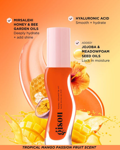 Gisou Honey Infused Lip Oil - Wylde Grey