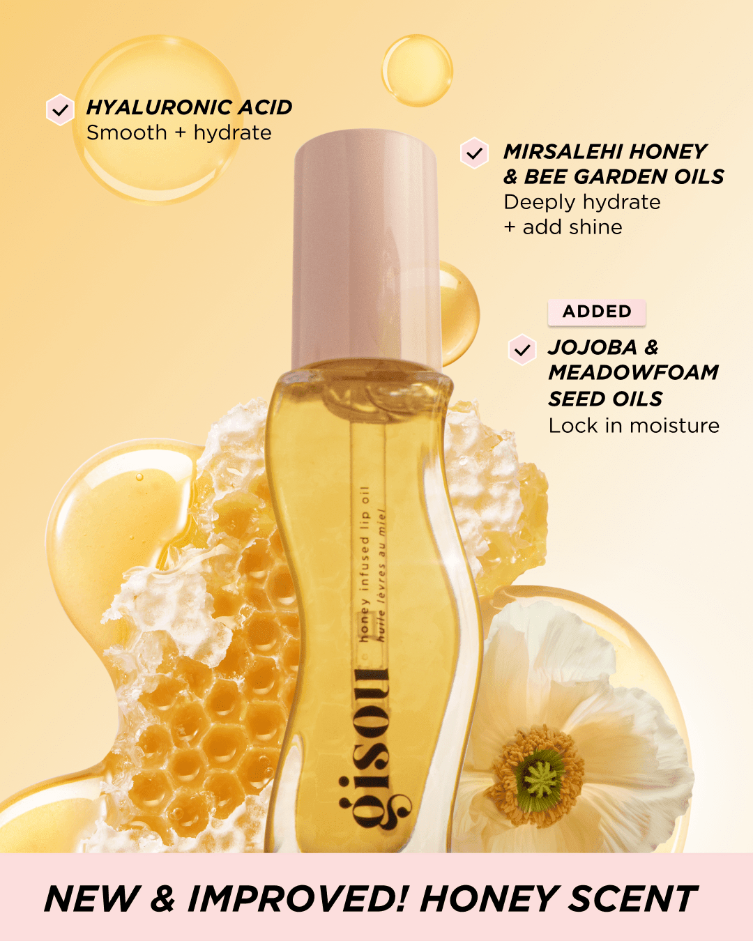 Gisou Honey Infused Lip Oil - Wylde Grey