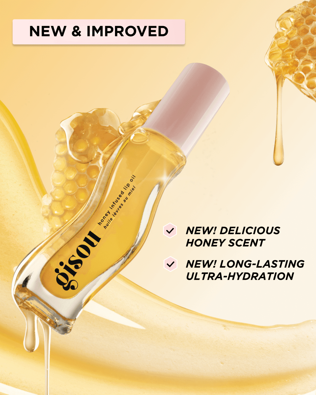 Gisou Honey Infused Lip Oil - Wylde Grey