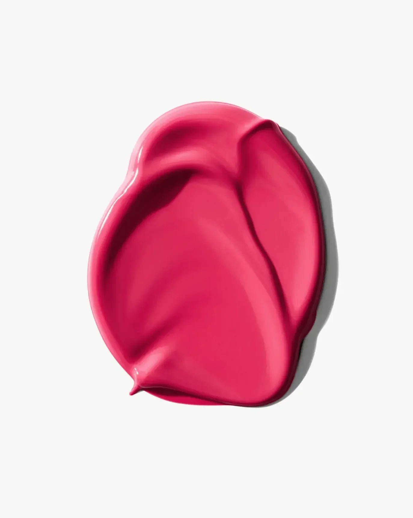 Vivid magenta cream blush with smooth, dewy finish, swatched on white background.