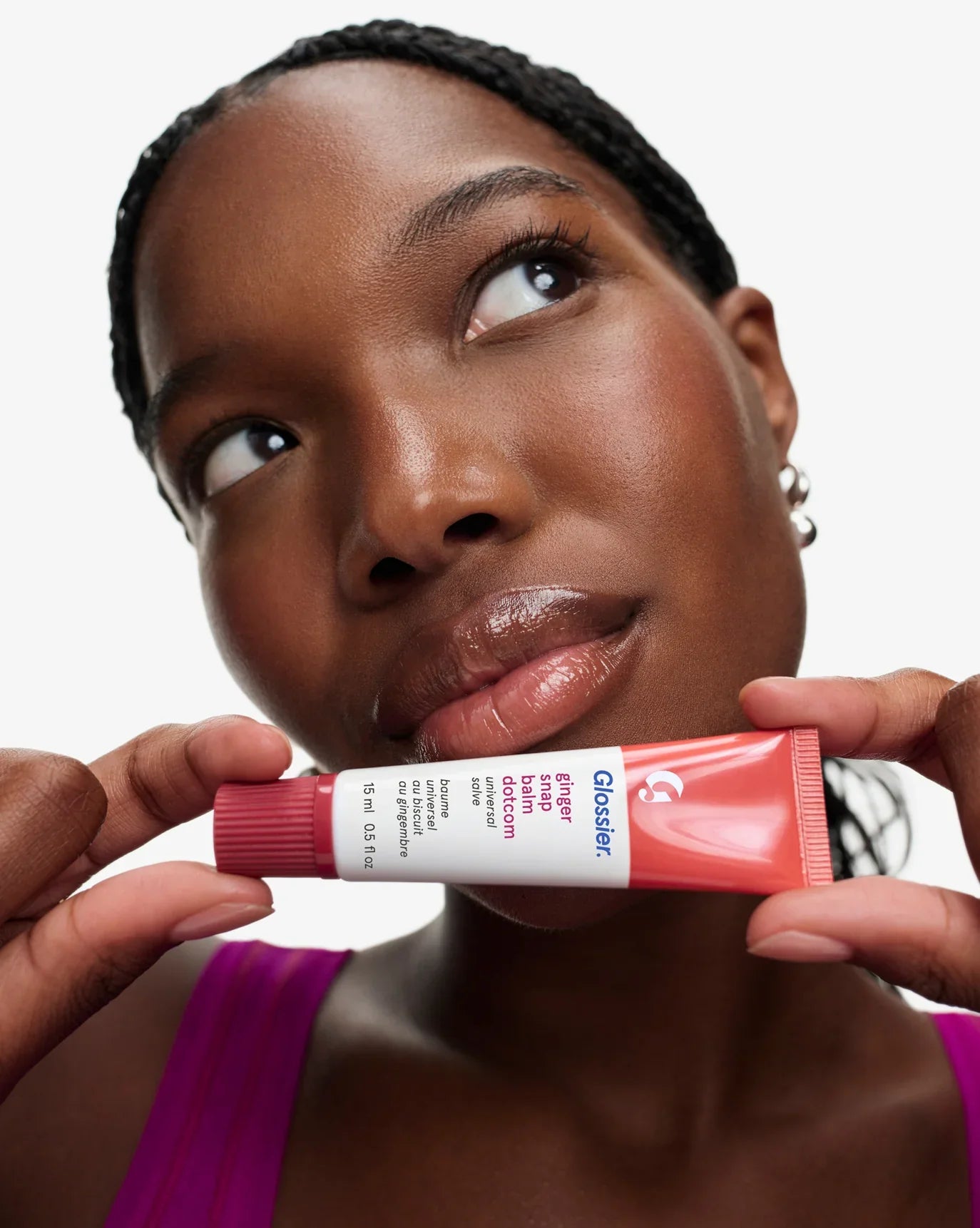 gingersnap | Azu wears Gingersnap Balm Dotcom. | Tian wears Gingersnap Balm Dotcom.
