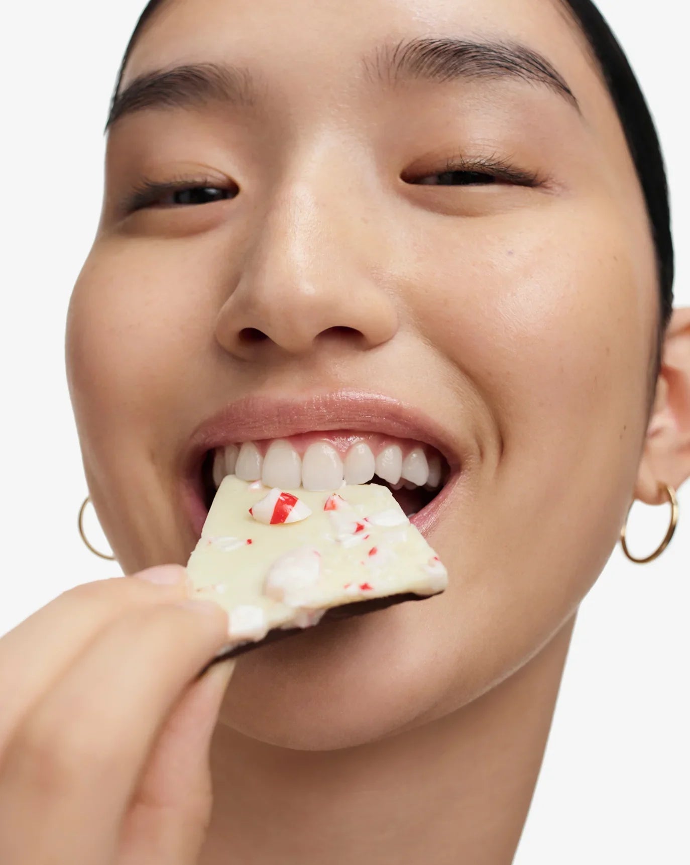 peppermint bark | Tian wears Peppermint Bark Balm Dotcom. | Tian wears Peppermint Bark Balm Dotcom.