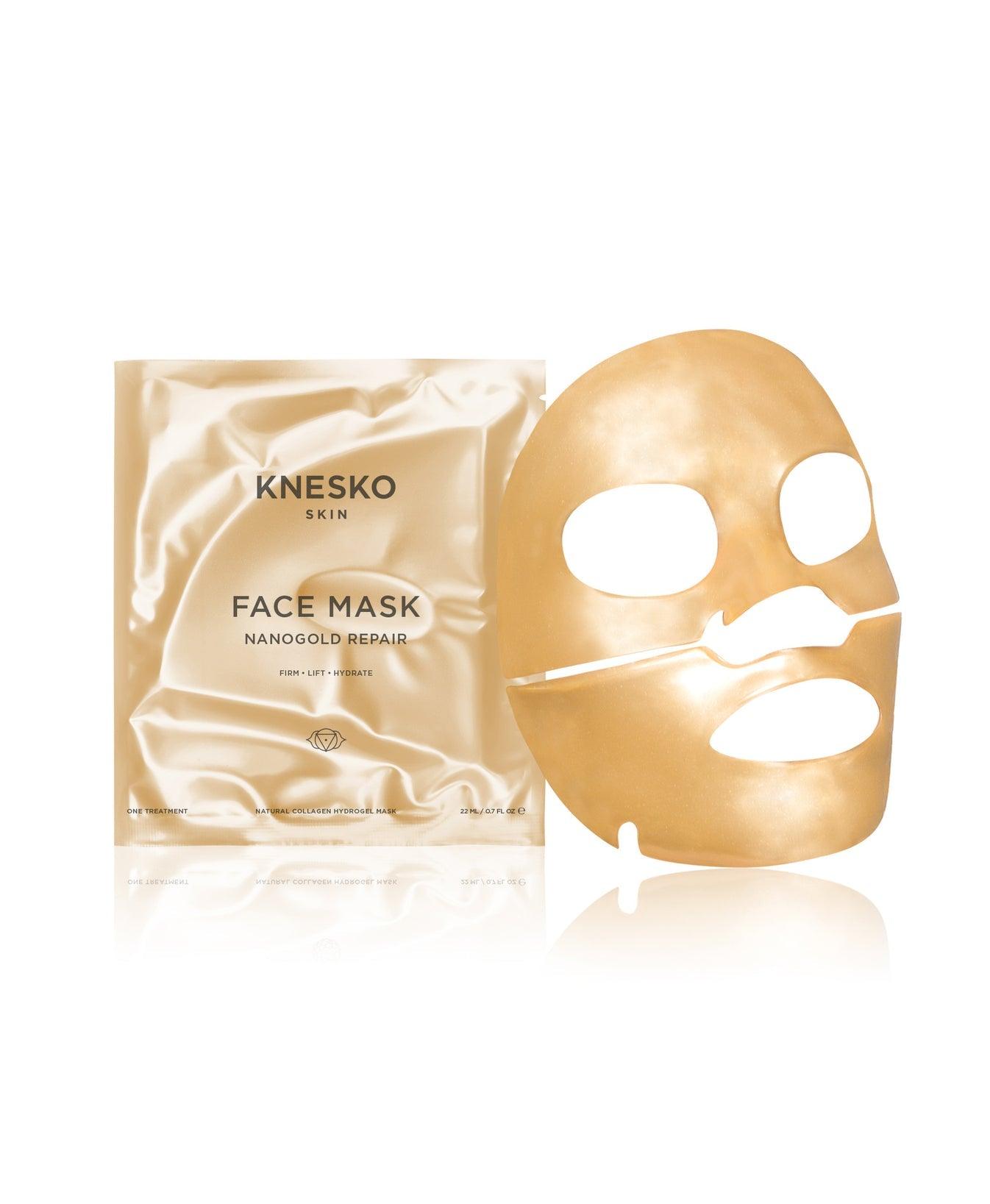 Gold Face Mask Set of 4 - Wylde Grey
