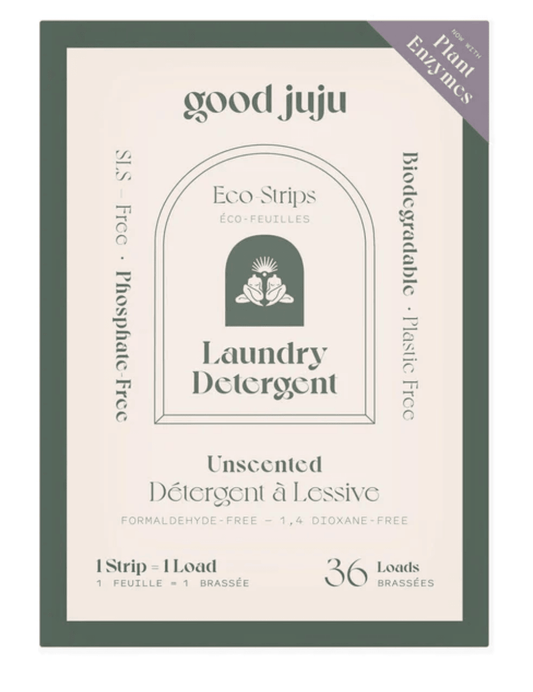 Good Juju Laundry Detergent Strips - Unscented - Wylde Grey