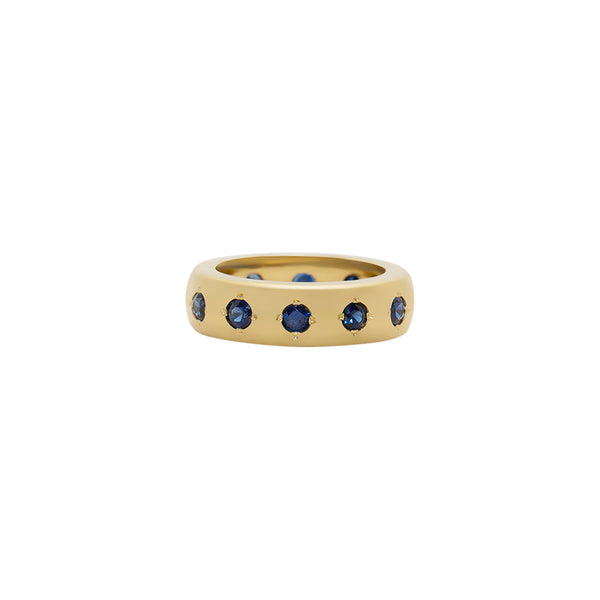 Gypsy Ring Blue Sapphire - Wylde Grey