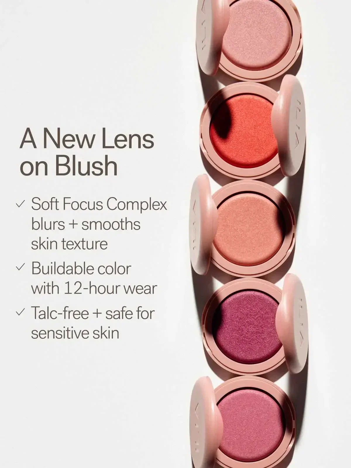 Ilia Soft Focus Blurring Blush - ILIA Beauty - Soft Focus Blurring Blush - Glimpse - Wylde Grey