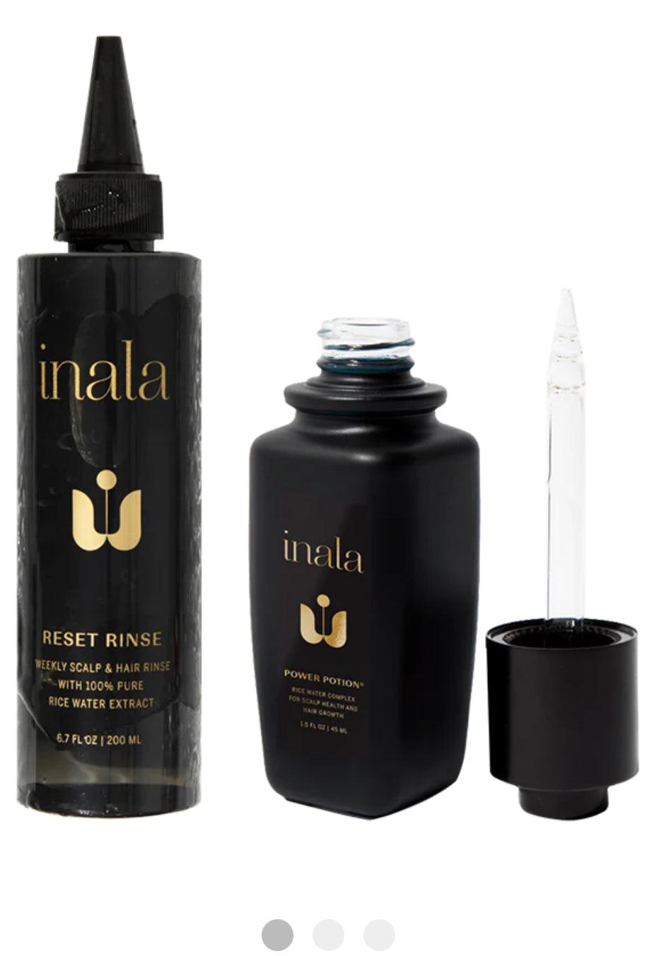 Inala Wellness Reset Rinse + Power Potion Set - Wylde Grey