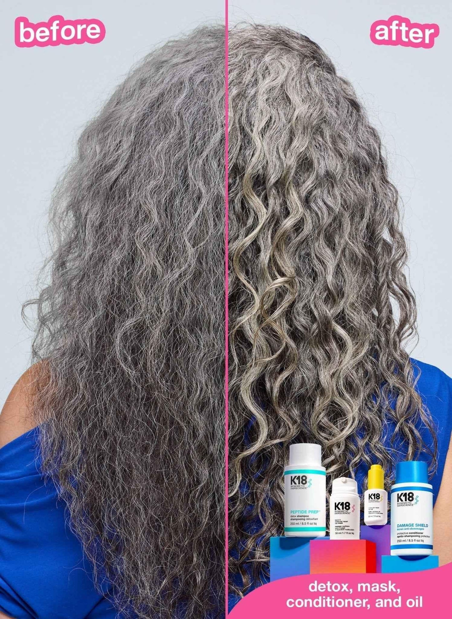 K18 Full-Size Leave-In Molecular Repair Hair Mask 50mL - K18Hair - Hair Treatment - 50 mL - Wylde Grey