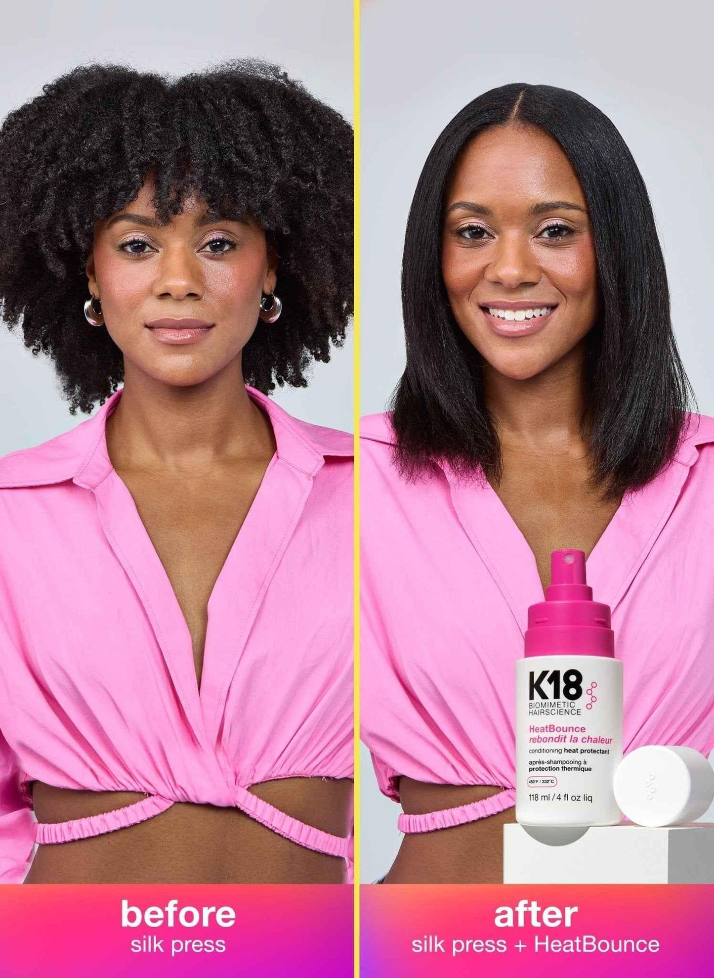 K18 HeatBounce conditioning heat protectant 4oz - K18Hair - Hair Treatment - 4 oz - Wylde Grey