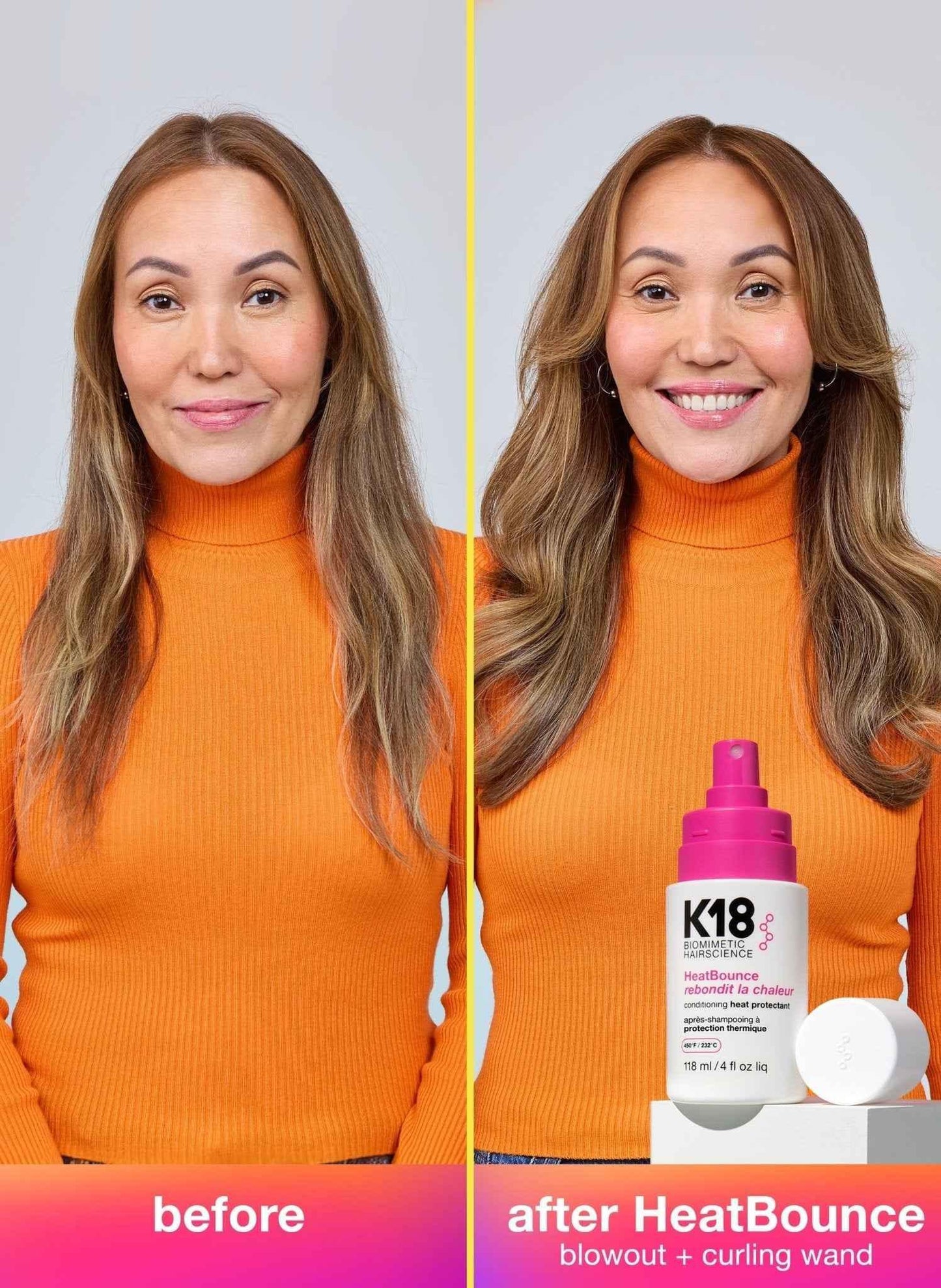 K18 HeatBounce conditioning heat protectant 4oz - K18Hair - Hair Treatment - 4 oz - Wylde Grey