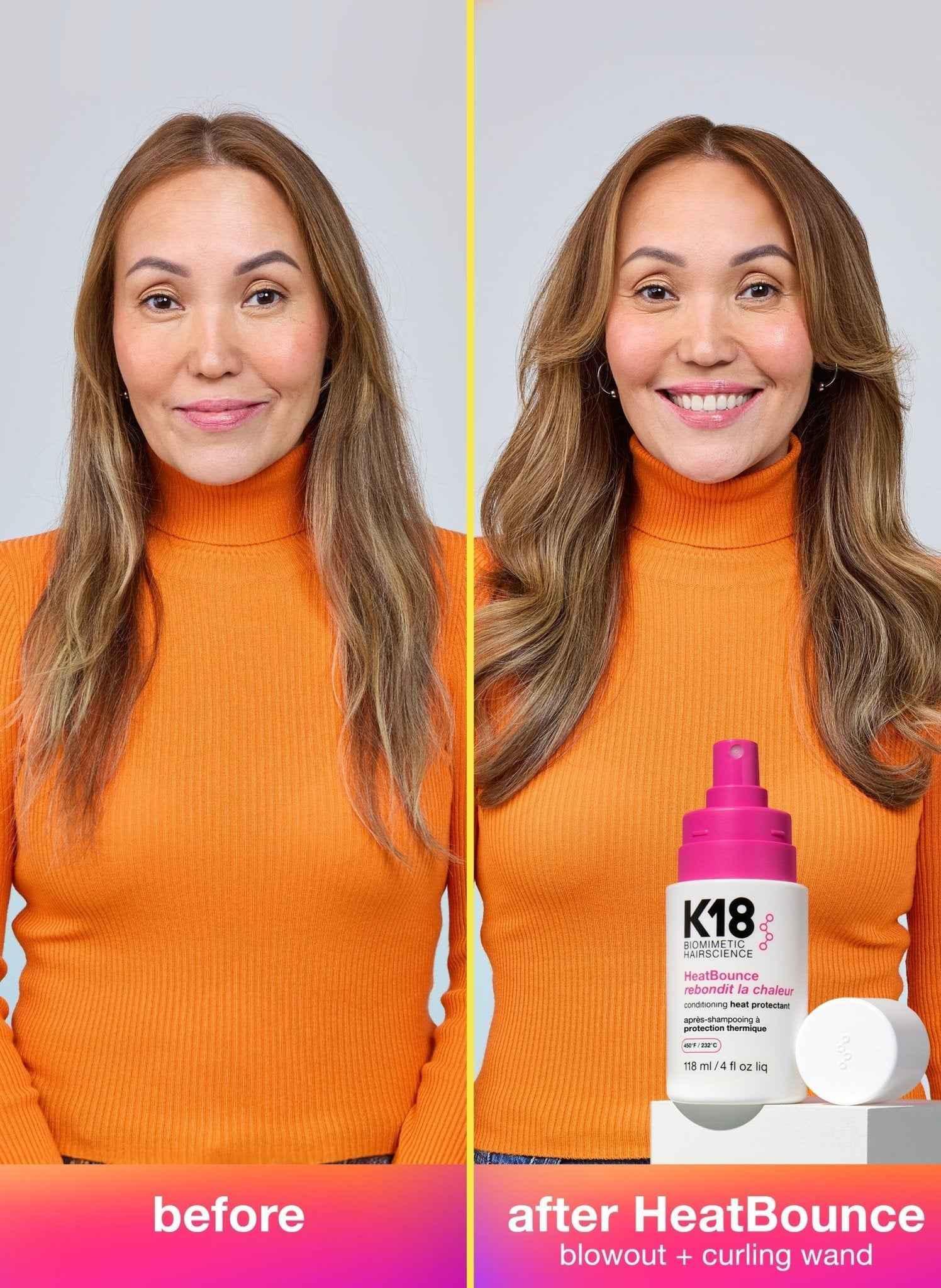 K18 HeatBounce conditioning heat protectant 4oz - K18Hair - Hair Treatment - 4 oz - Wylde Grey
