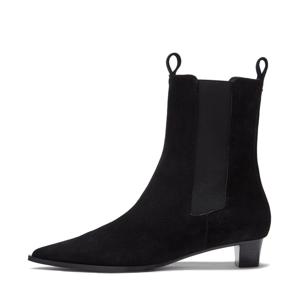 Kiki Suede Booties - Wylde Grey