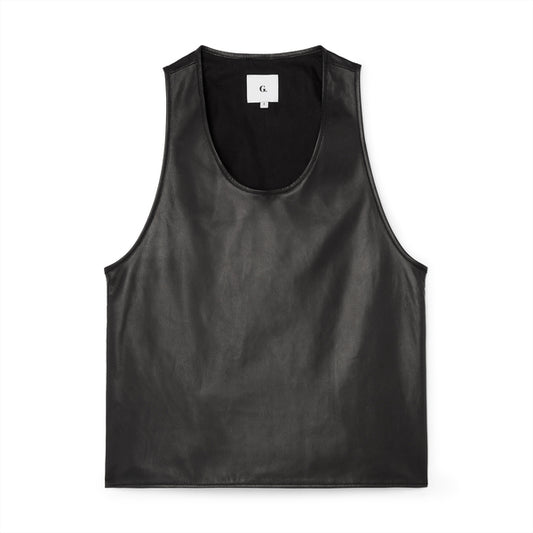 Kirkendoll Leather Tank Top - Wylde Grey