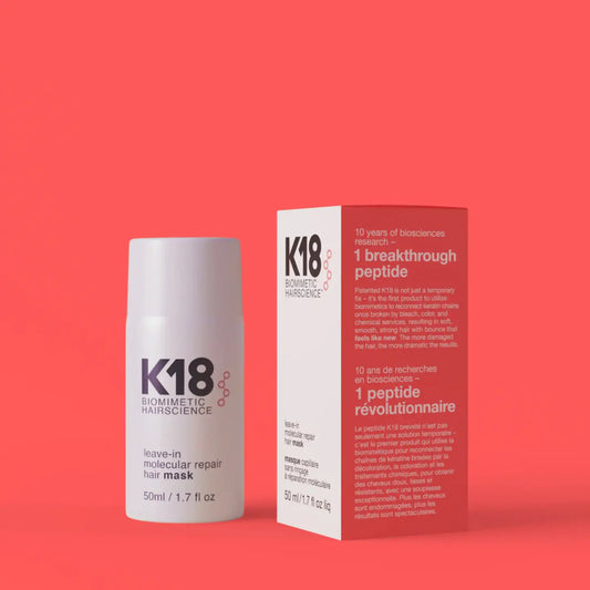 Leave-In Molecular Repair Hair Mask with K18Peptide for Instant Strength and Softness - Wylde Grey