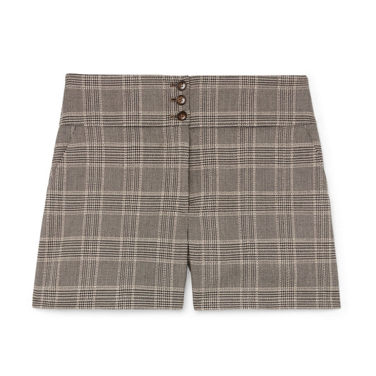 Leta Suit Shorts - Wylde Grey