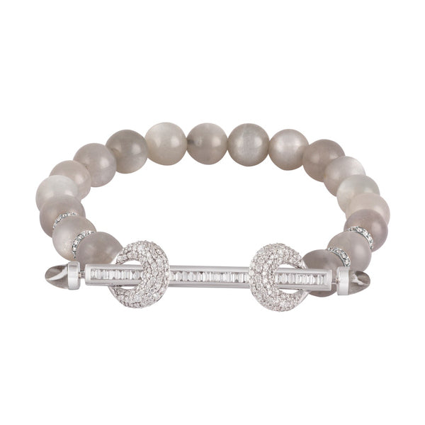 Moonstone Chakra Bracelet - Wylde Grey