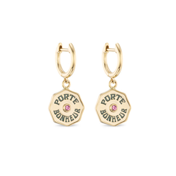 Wee Porte Bonheur Earrings - Wylde Grey