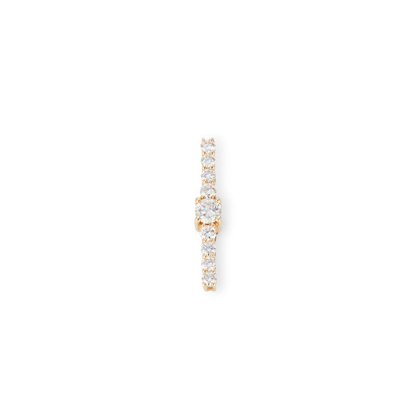 Balenger Diamond Bar Earring - Wylde Grey