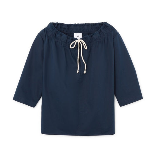 Wisenberg Rope-Tie Top - Wylde Grey