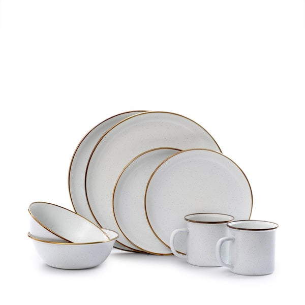 16-Piece Enamelware Set - Wylde Grey