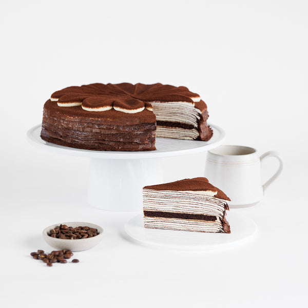 Tiramisu Mille Crêpes Cake - Wylde Grey