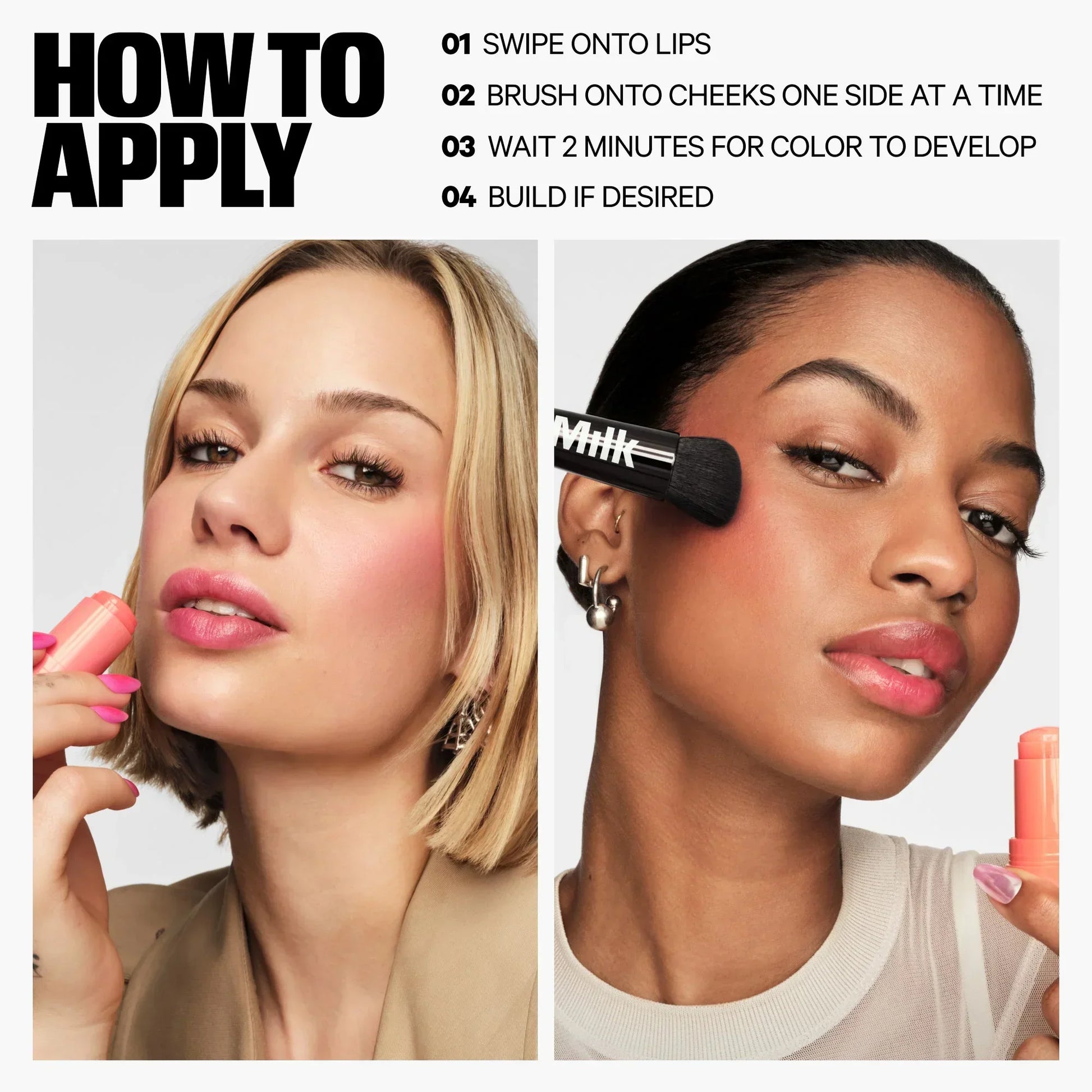 Milk Cooling Water Jelly Tint Blush + Lip Stain - Milk Makeup - Blush - Spritz - Coral - Wylde Grey