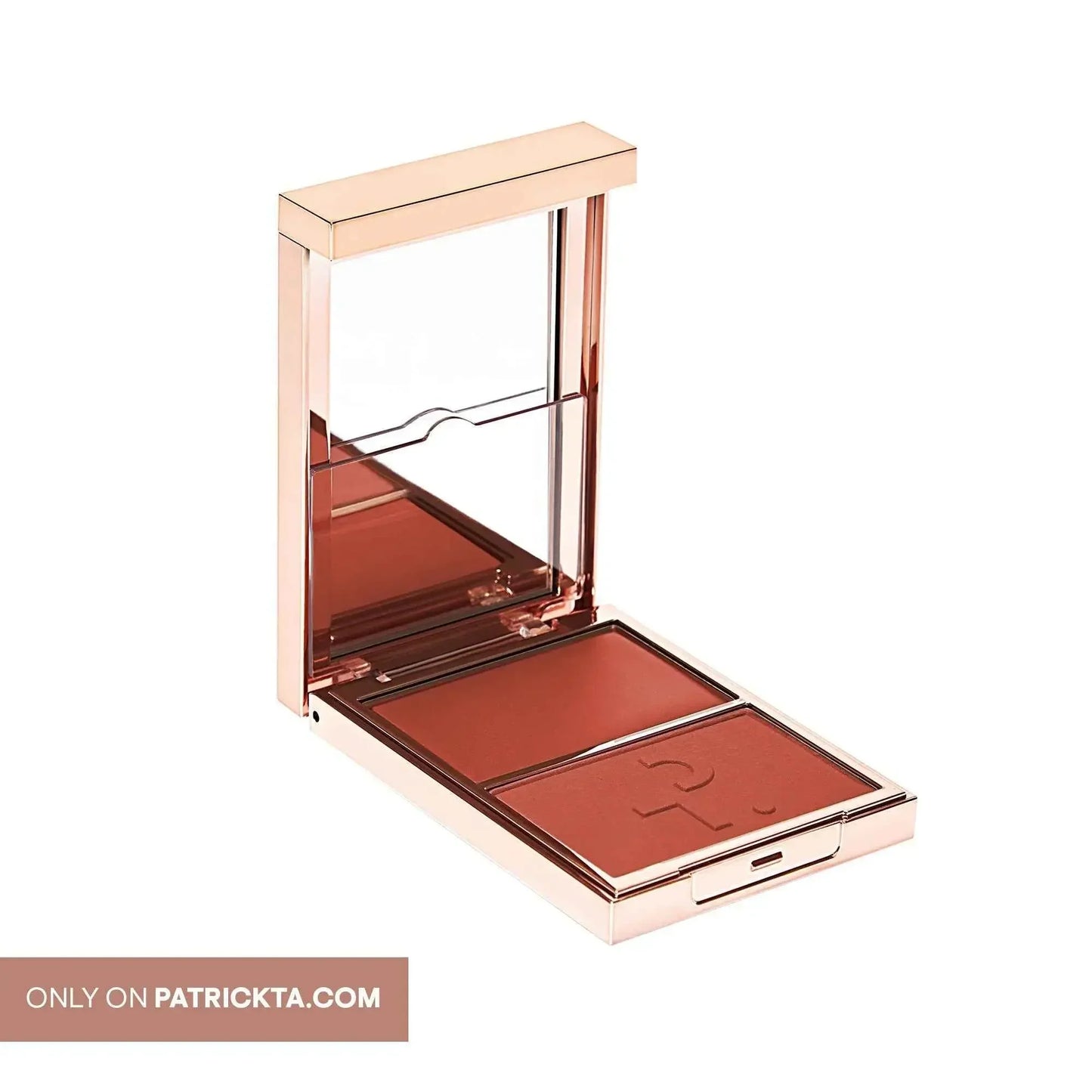 Patrick Ta Major Headlines Double-Take Crème & Powder Blush Duo - Patrick Ta - Face Makeup - She's Baked (Rich Terracotta) - Wylde Grey