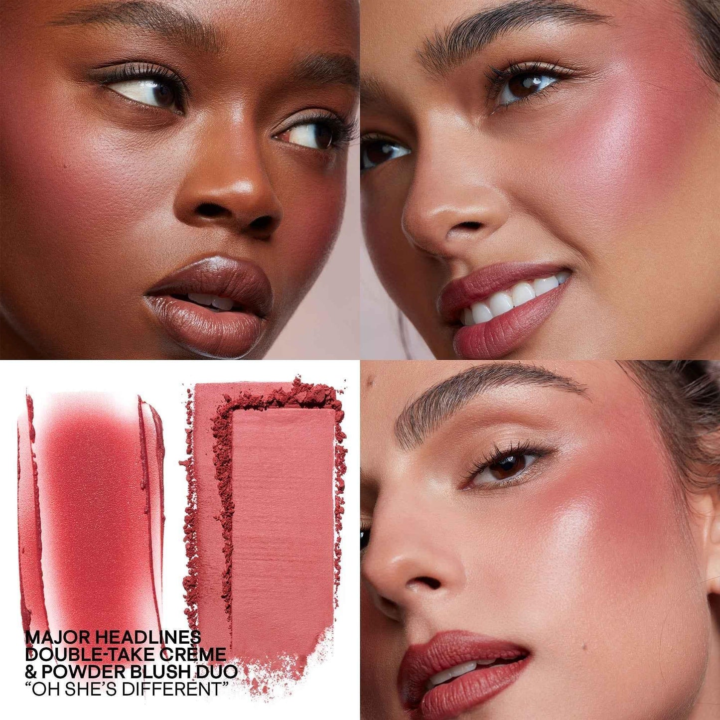 Patrick Ta Major Headlines Double-Take Crème & Powder Blush Duo - Patrick Ta - Face Makeup - She Left Me On Red (Warm Vivid Red) - Wylde Grey