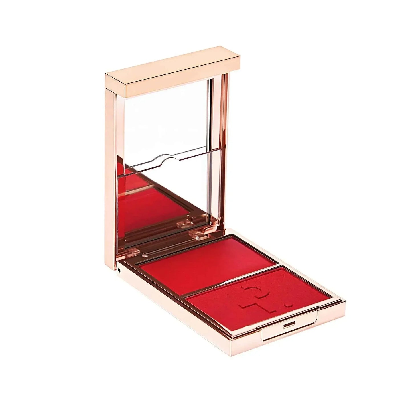 Patrick Ta Major Headlines Double-Take Crème & Powder Blush Duo - Patrick Ta - Face Makeup - She Left Me On Red (Warm Vivid Red) - Wylde Grey