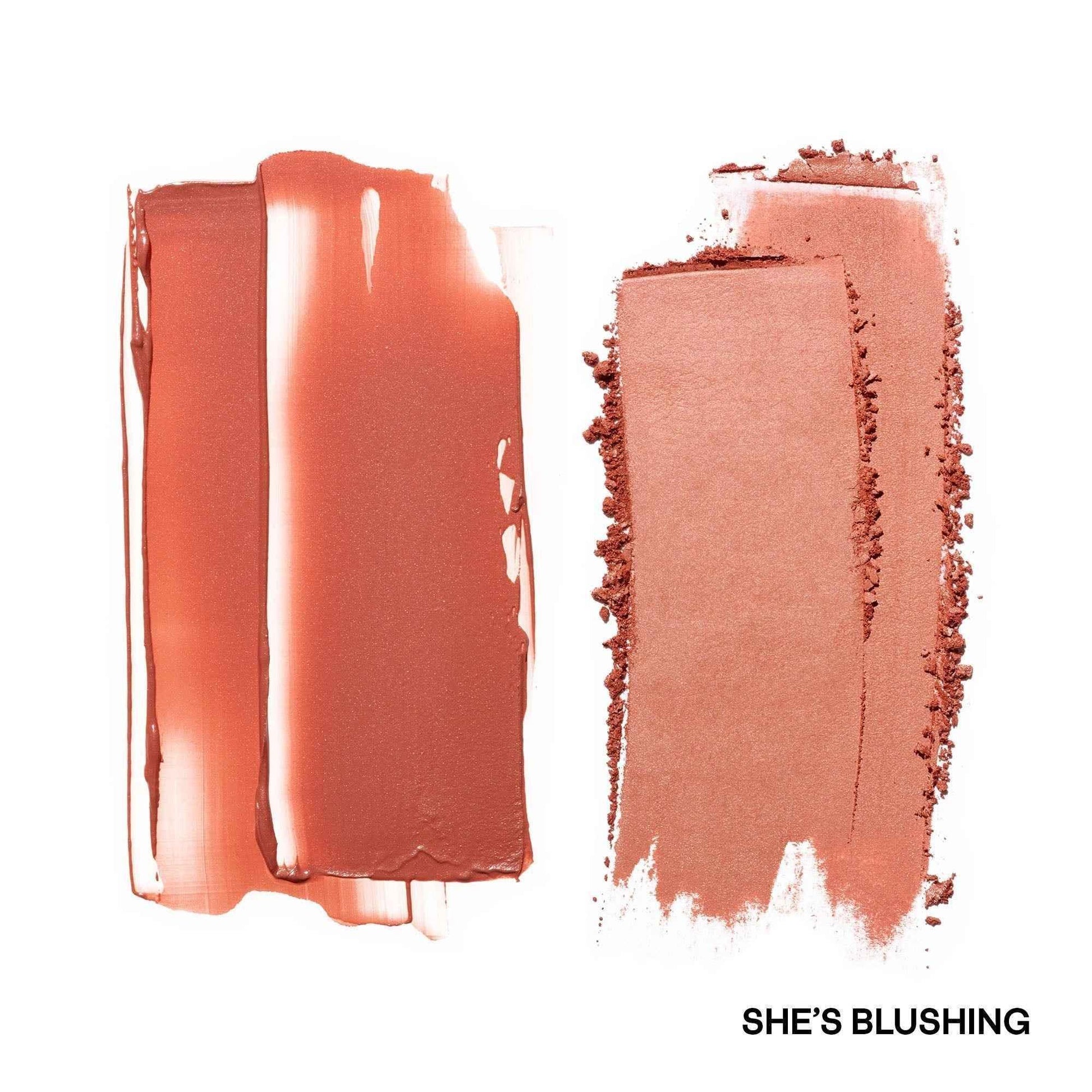 Patrick Ta Major Headlines Double-Take Crème & Powder Blush Duo - Patrick Ta - Face Makeup - She Left Me On Red (Warm Vivid Red) - Wylde Grey