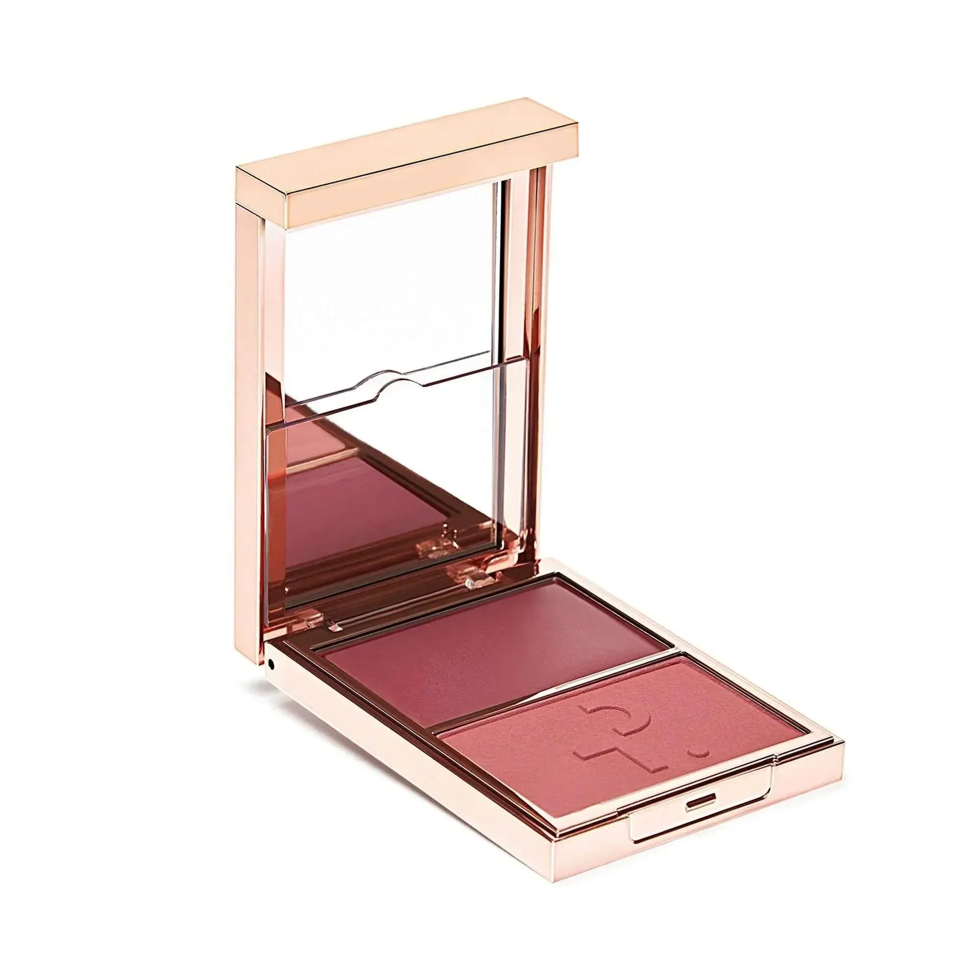Patrick Ta Major Headlines Double-Take Crème & Powder Blush Duo - Patrick Ta - Face Makeup - She's Flushed (Soft peachy pink) - Wylde Grey