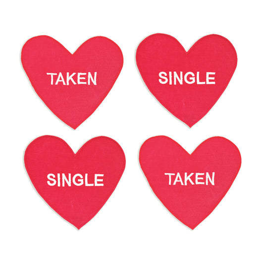 Relationship Status Cocktail Napkins - Wylde Grey