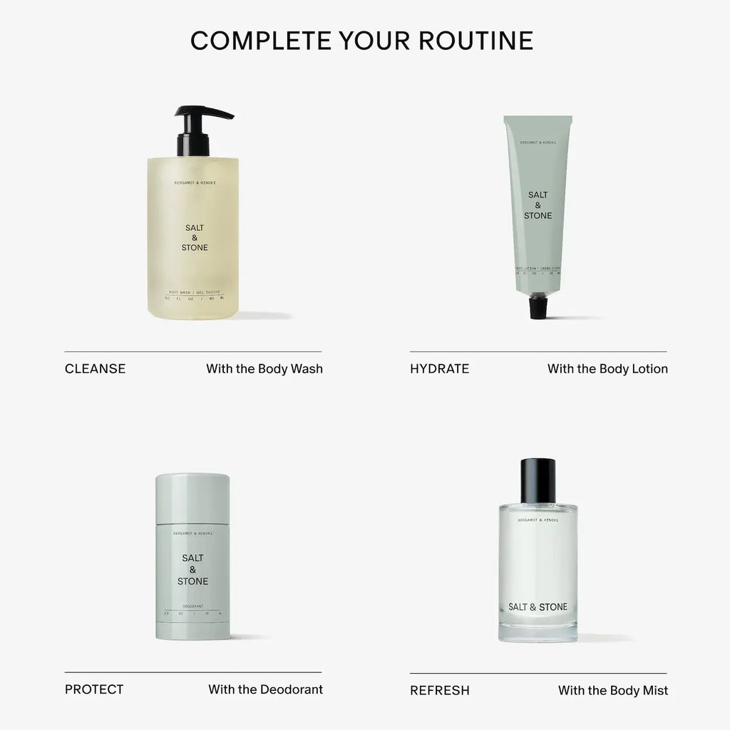 SALT & STONE Body Lotion Bergamot & Hinoki Hydrating Body Lotion with Niacinamide