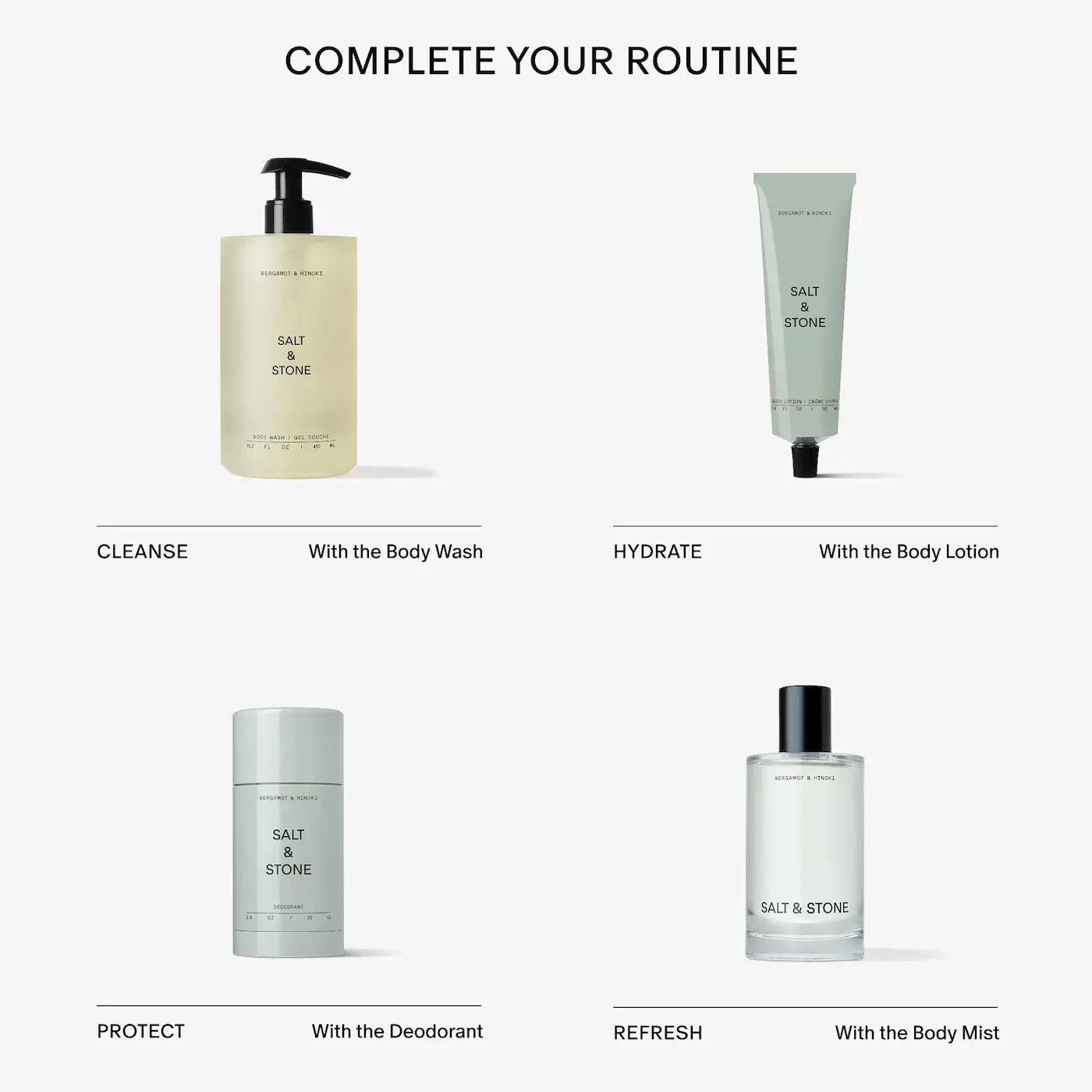 SALT & STONE Body Lotion Bergamot & Hinoki Hydrating Body Lotion with Niacinamide - SALT & STONE - Body Lotion - Default Title - Wylde Grey