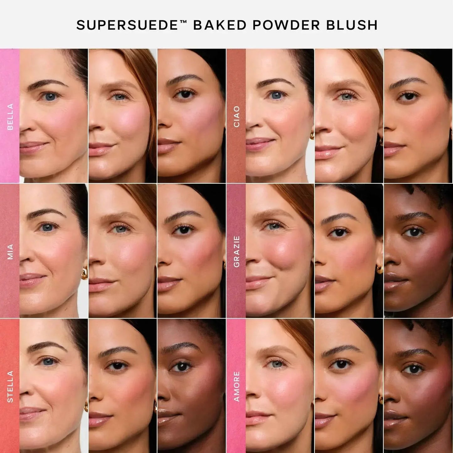 Saie SuperSuede Baked Powder Blush - Saie - Makeup - Amore - Wylde Grey