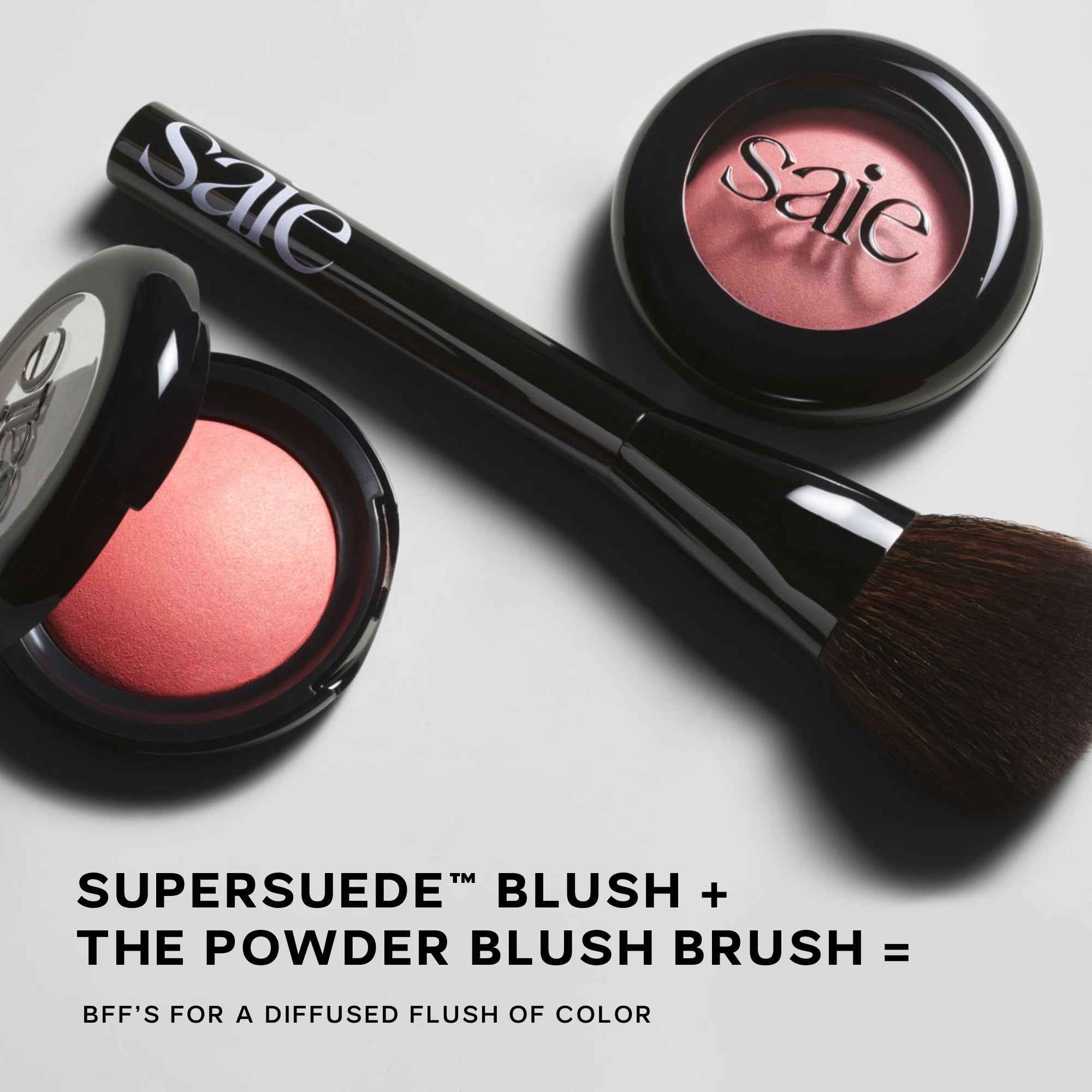 Saie SuperSuede™ Baked Powder Blush