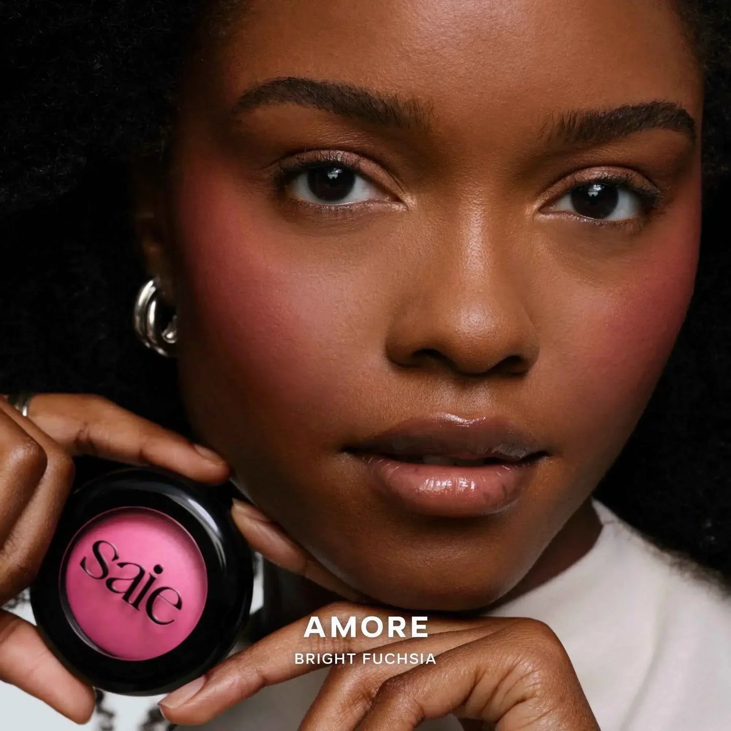 Saie SuperSuede Baked Powder Blush - Saie - Makeup - Amore - Wylde Grey