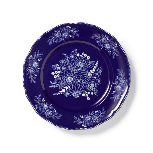 Secret Garden Salad Plate - Wylde Grey