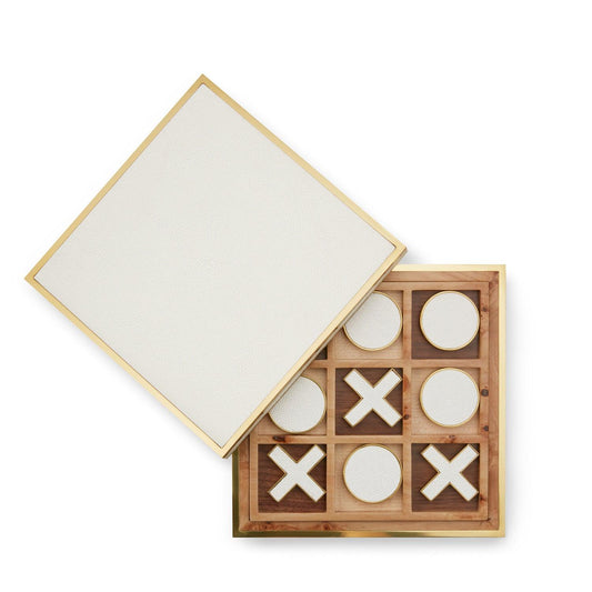 Shagreen Tic Tac Toe Set - Wylde Grey