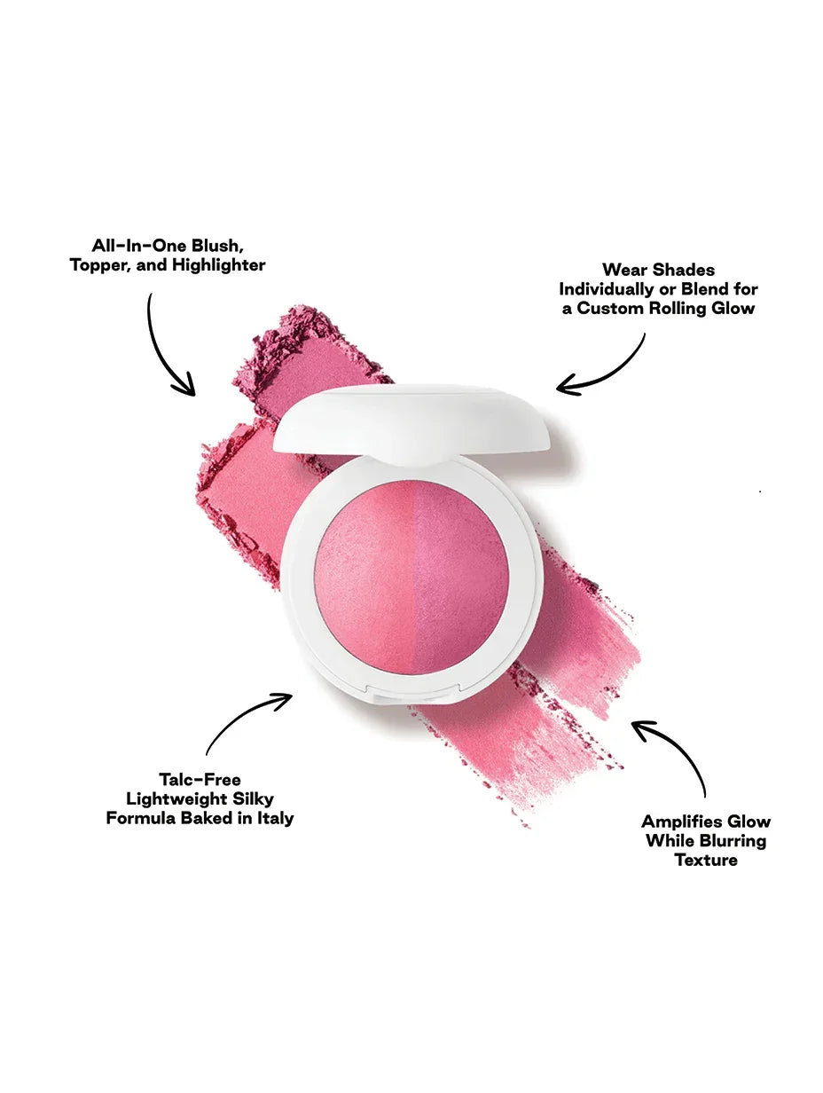 Dibs Beauty Duet Baked Blush - DIBS Beauty - Baked Blush - Hinged - Pop Star - Wylde Grey
