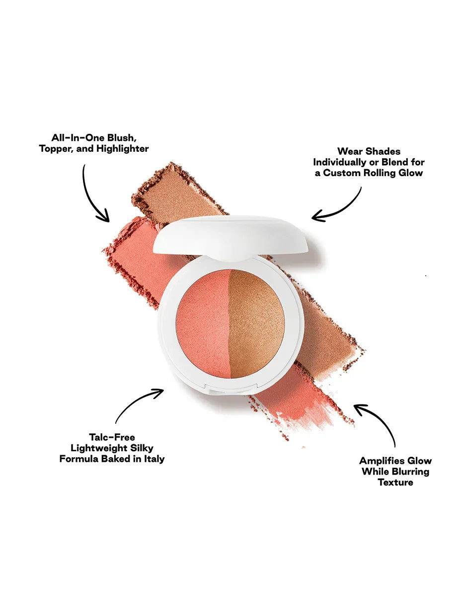 Dibs Beauty Duet Baked Blush - DIBS Beauty - Baked Blush - Hinged - Pop Star - Wylde Grey