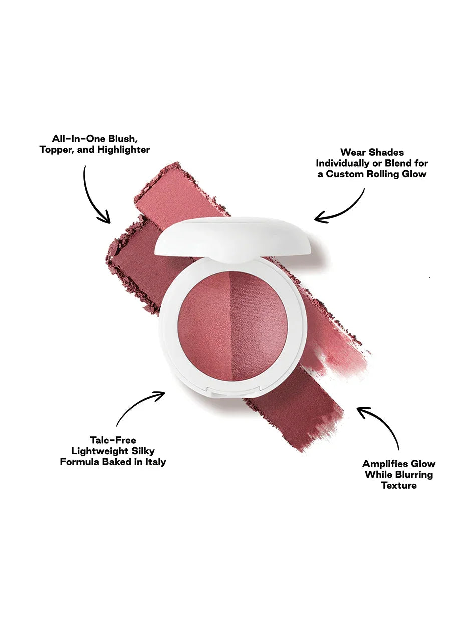 Dibs Beauty Duet Baked Blush - DIBS Beauty - Baked Blush - Hinged - Pop Star - Wylde Grey