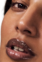 shayna wears peptide lip treatment strawberry glaze